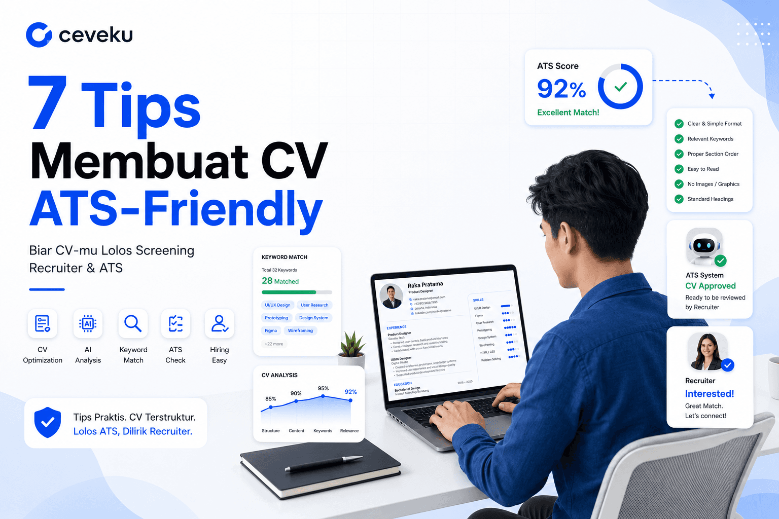 7 Tips Membuat CV ATS-Friendly yang Dilirik Recruiter